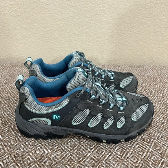 Merrell Shoes - Merrell Women's Gray Granite eggshell Ridgepass Hiking Shoe Sz 9.5 Gorpcore EUC